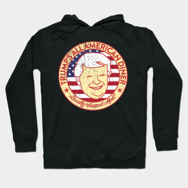 Funny Trump All American Diner 2020 Hoodie by McNutt